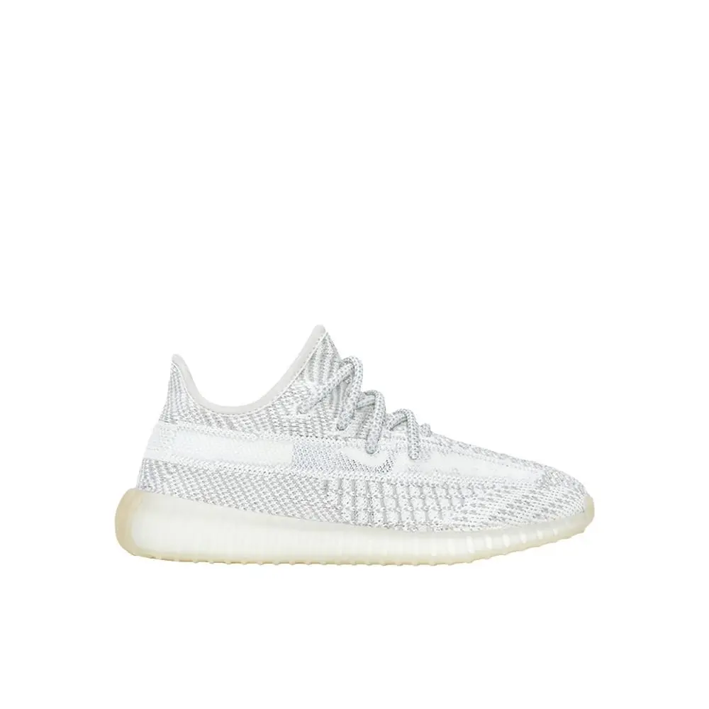 Adidas Yeezy Boost 350 V2 Slip On Toddler Boys White Sneakers Casual Shoes FX4 - White