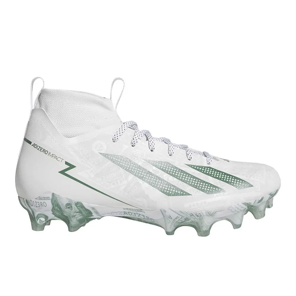 Adizero Impact Ii Currency Neutral American Football Cleats Unisex White by Adidas