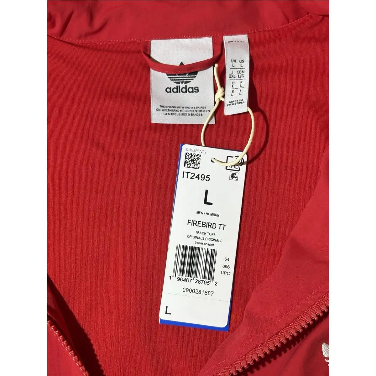 Adidas clothing - adidas Firebird - Firebird - IT2495 - Red 7