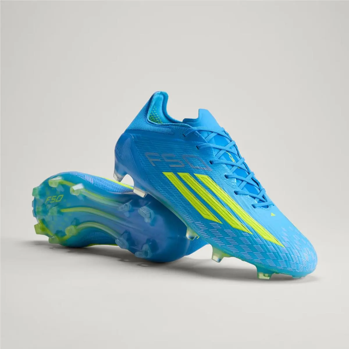 Adidas F50 Elite FG JR6450 Lucid Ray Blue Team Solar Yellow 2 Lucid Men`s Soccer