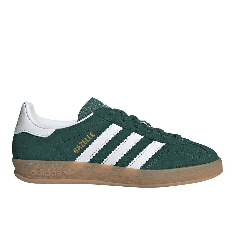Gazelle Indoor Unisex Green Sneakers Casual Shoes JS3800 by Adidas