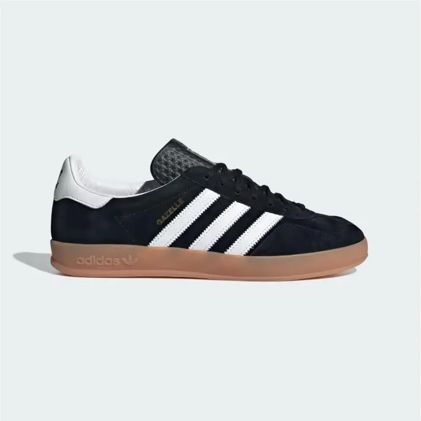 Men`s  Gazelle Indoor Shoes Black H06259 by Adidas