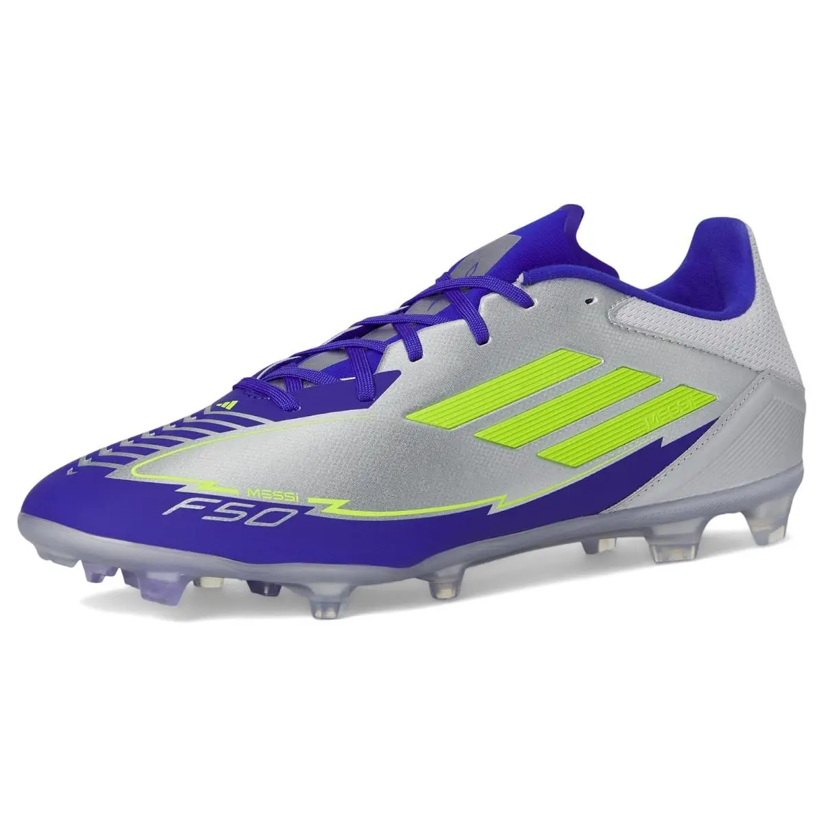 Adidas shoes - Silver Metallic/Solar Yellow/Lucid Blue 5