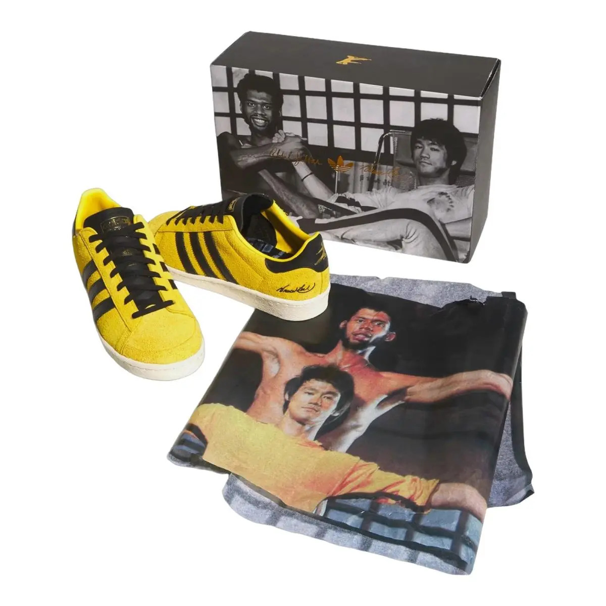 Adidas shoes - Bruce Lee X Jabbar Low - JR1597 - Supplier Colour/Core Black/Cream White 9