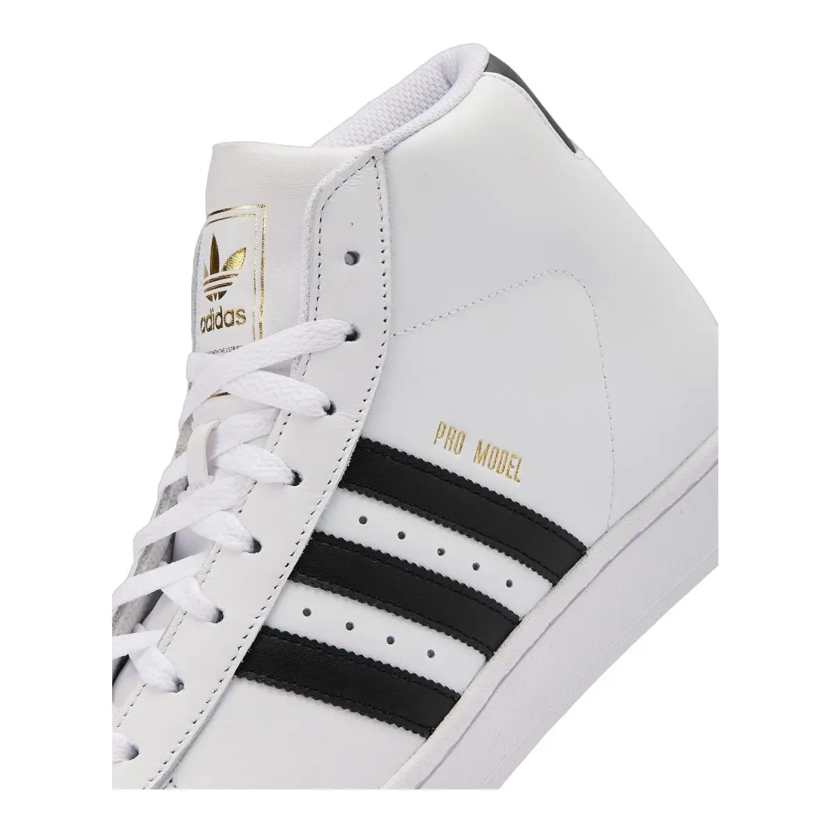 Adidas shoes - Pro Model - Pro Model - HQ2515 - Cloud White/Core Black/Gold Metallic 10