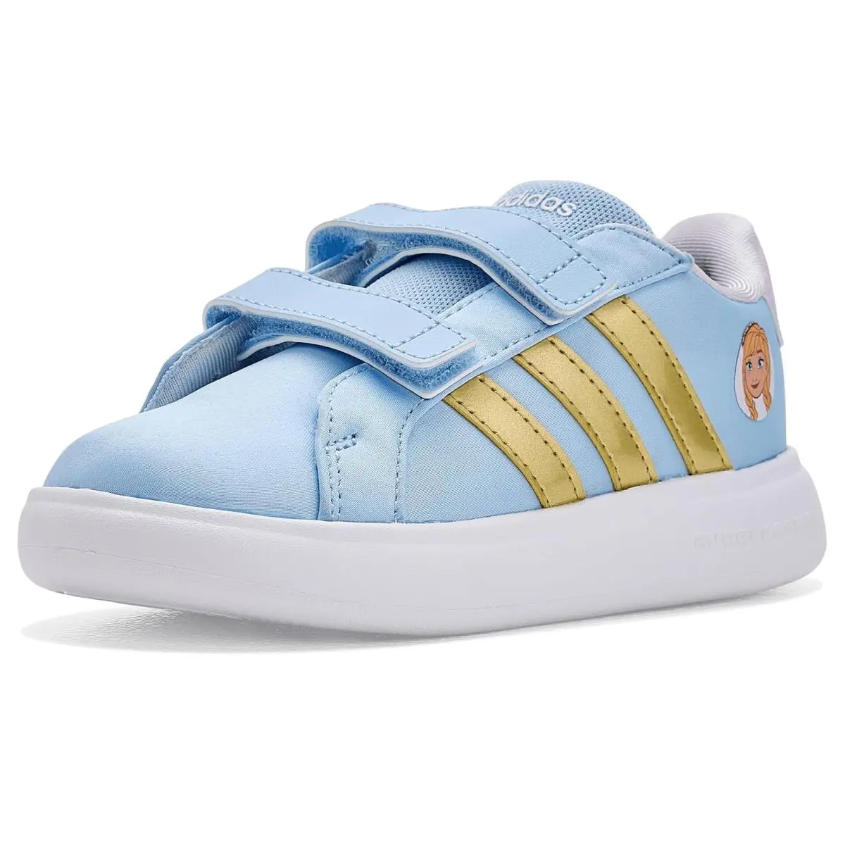 Children Unisex  Kids x Disney Frozen Grand Court 3.0 Shoes Toddler by Adidas