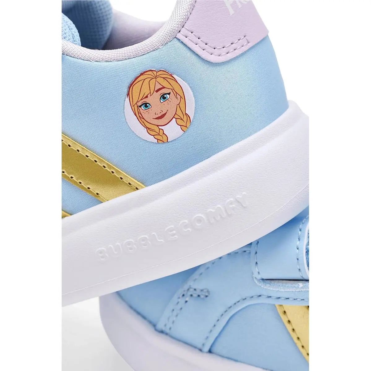 Adidas shoes - Blue/Gold Metallic/Ice Lavender 11