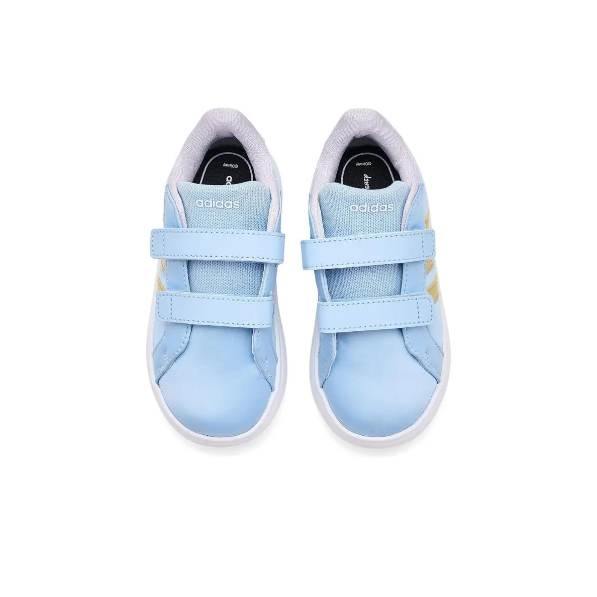 Adidas shoes - Blue/Gold Metallic/Ice Lavender 7