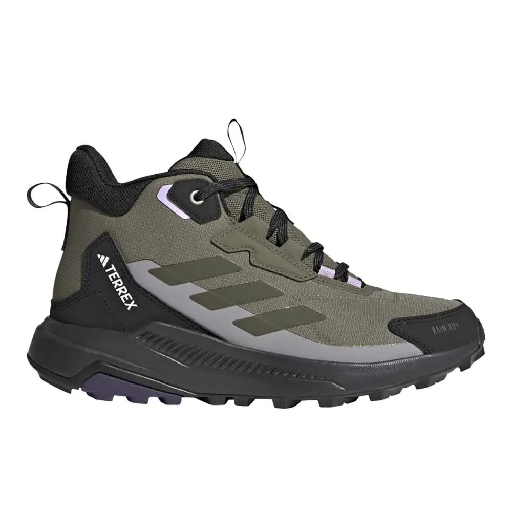 Adidas Terrex Anylander Mid Rain.rdy Hiking Womens Green Sneakers Casual Shoes