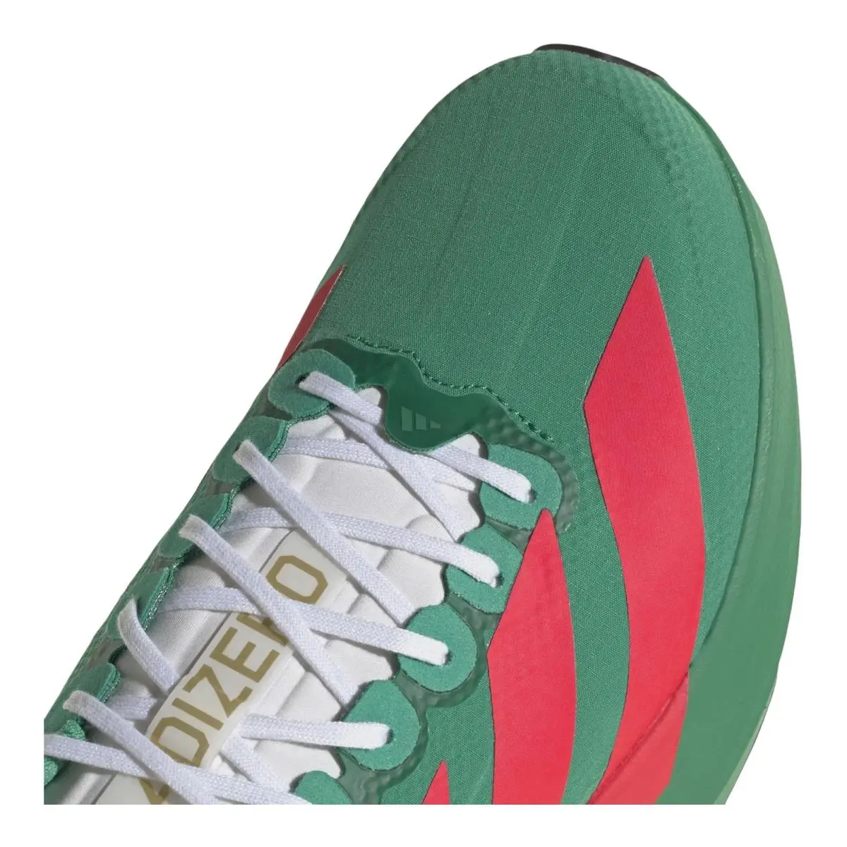 Adidas shoes - Adizero Evo Sl Woven - Adizero Evo Woven - JQ4440 - Court Green/Lucid Red/Cloud White 8