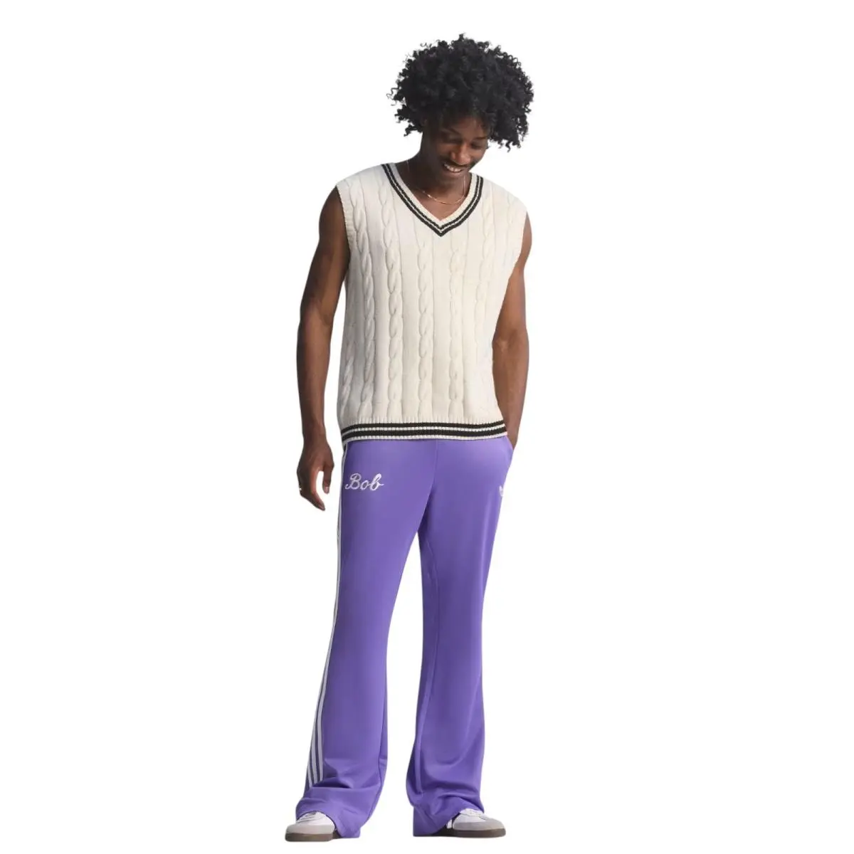 Adidas clothing - Adidas Bob Marley OG Track Pants - JY5211 - Purple 0
