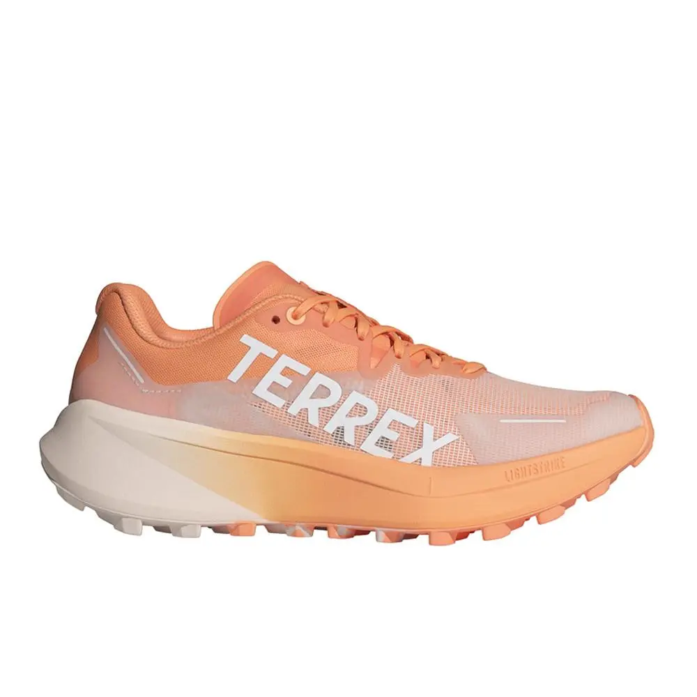 Adidas Terrex Agravic 3 Trail Running Womens Orange Sneakers Athletic Shoes IG6