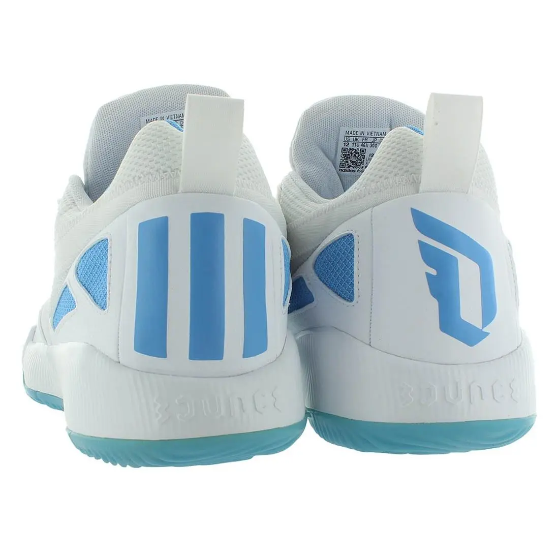 Adidas shoes - Cloud White/Blue Burst/Silver Metallic, Full: Cloud White/Blue Burst/Silver Metallic 6