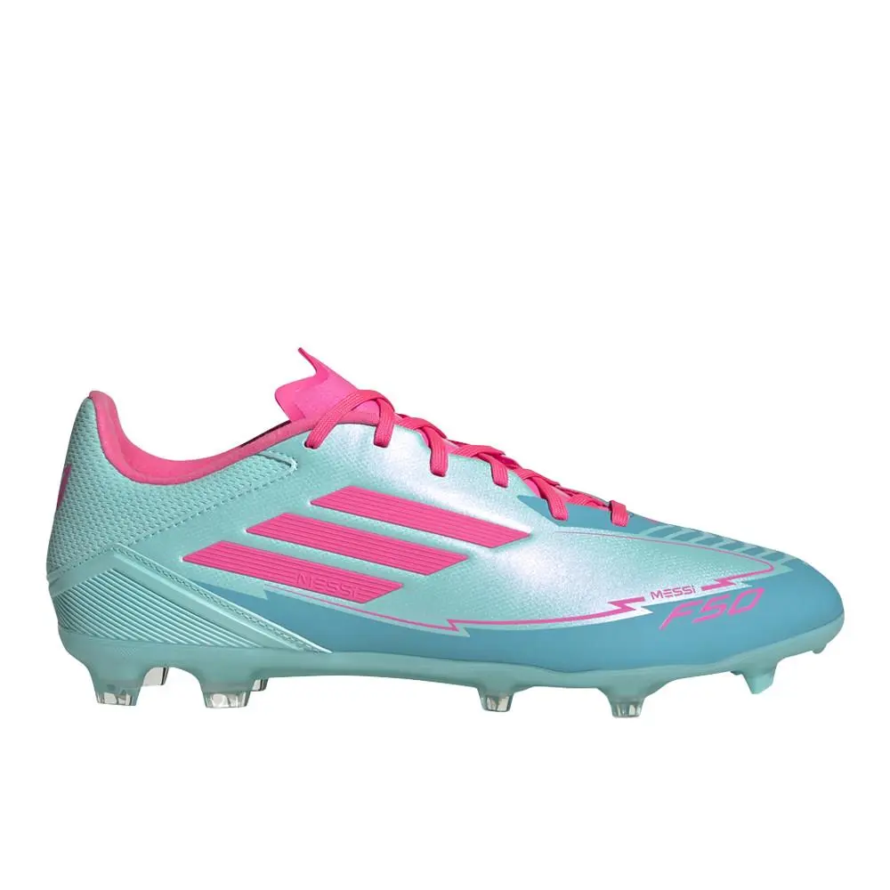 F50 League Messi Firmmultiground Mens Blue Sneakers Athletic Shoes IH092 by Adidas