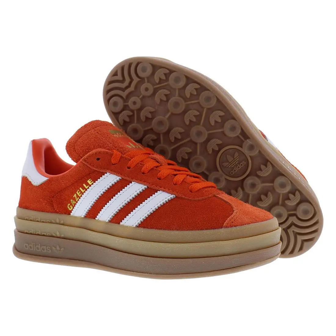 Gazelle Bold Suede Platform Womens Shoes by Adidas