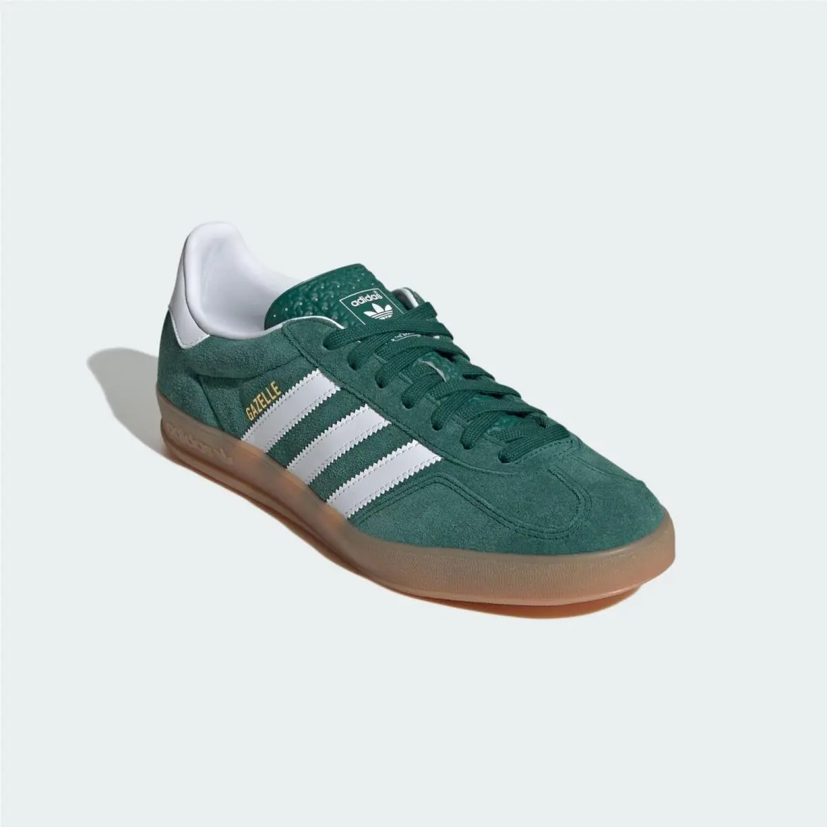 Gazelle Indoor JI2062 Sneakers Men`s 10.5 Green Lifestyle Shoes MEW1565 by Adidas
