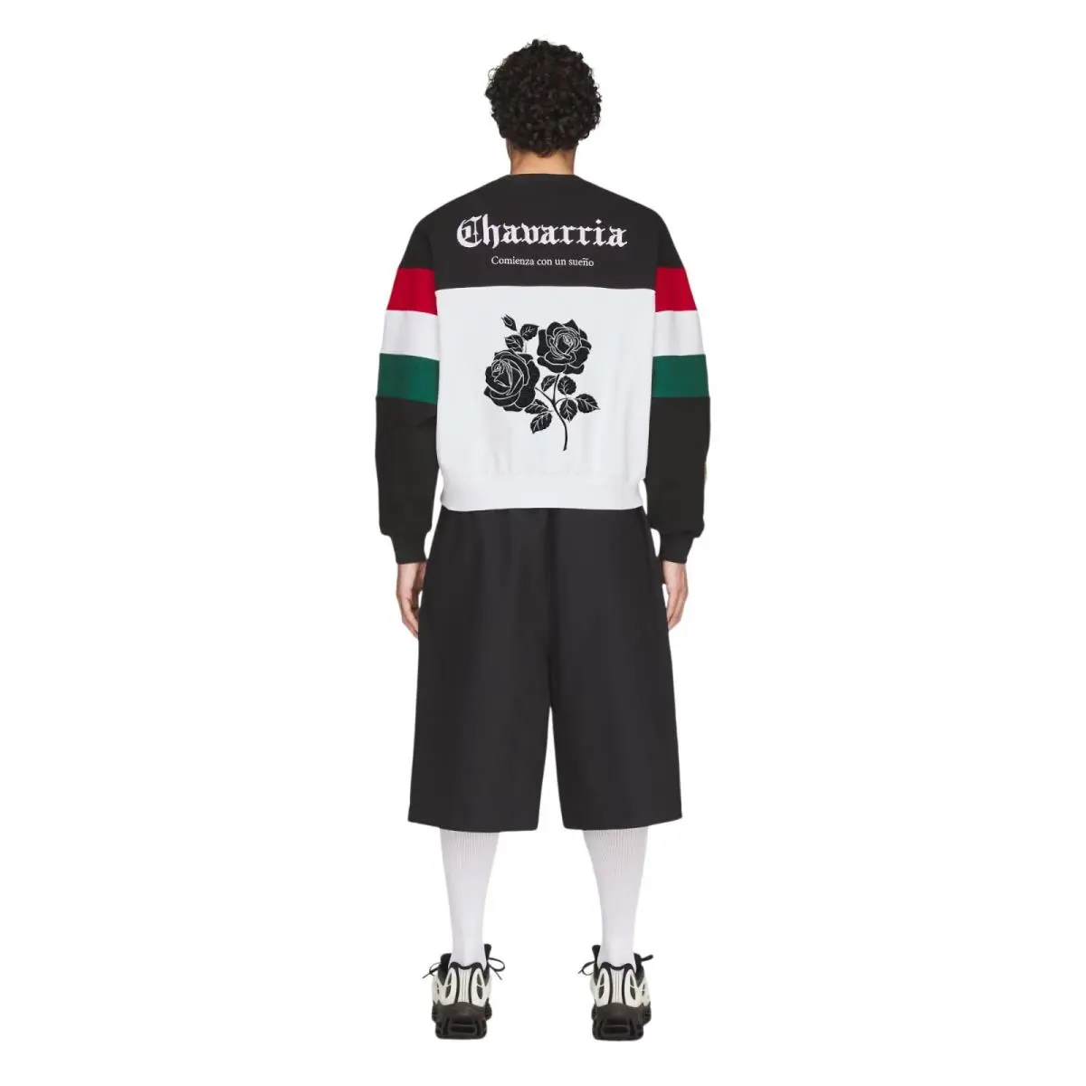 Adidas clothing - Chavarria Fleece Crewneck Sweatshirt - Chavarria Fleece Crewneck Sweatshirt - KV1976 - Black 3