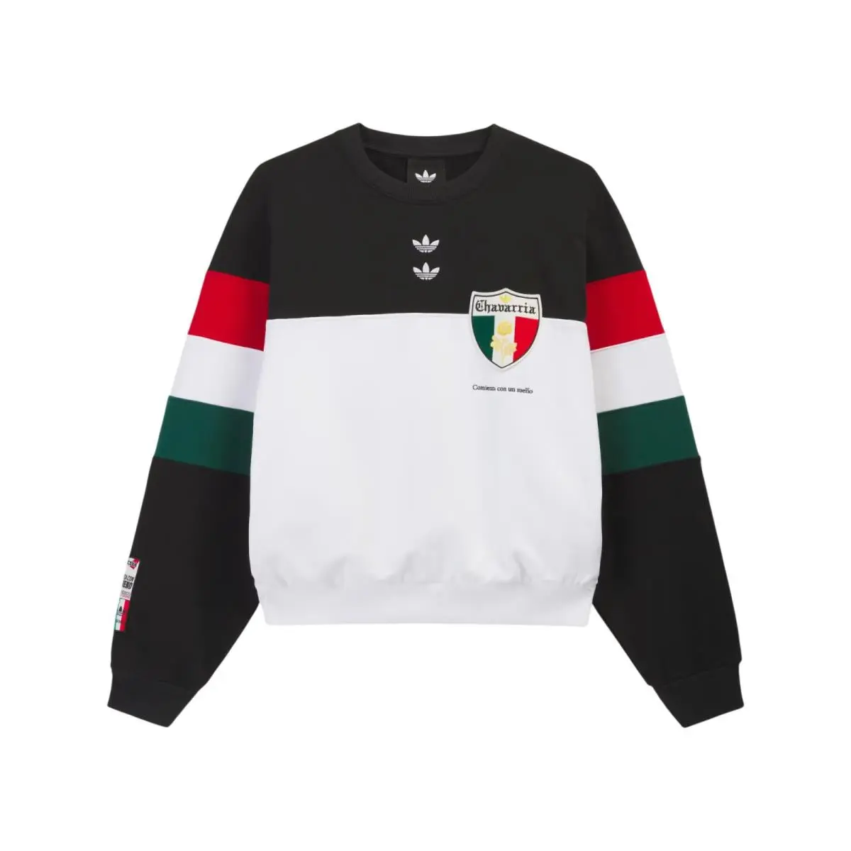 Adidas clothing - Chavarria Fleece Crewneck Sweatshirt - Chavarria Fleece Crewneck Sweatshirt - KV1976 - Black 8