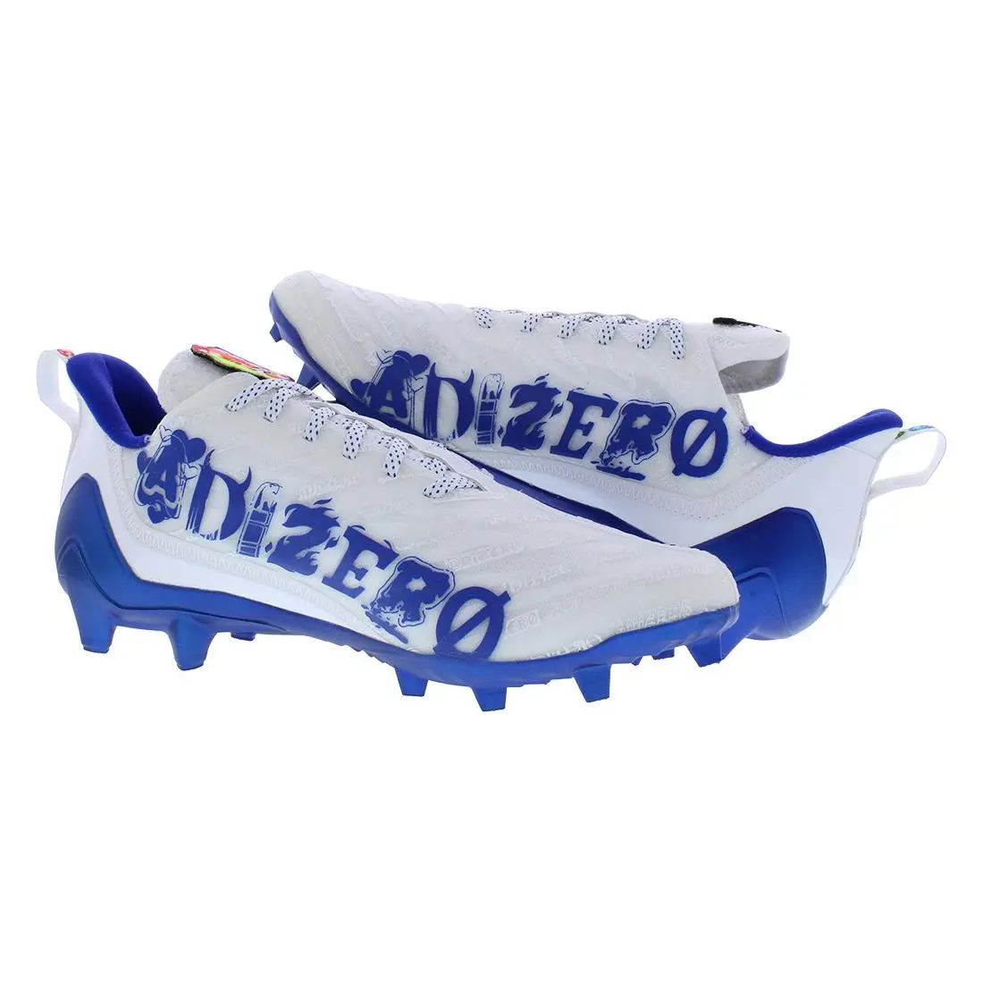 Adidas shoes - Cloud White/Royal Blue/Cloud White, Main: White 4