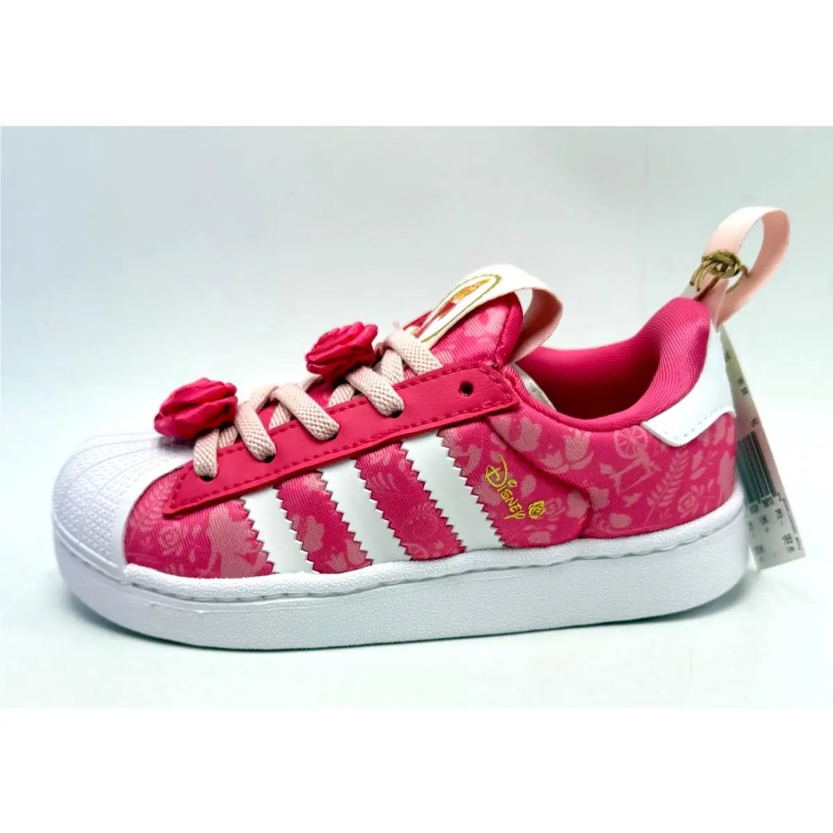 Adidas shoes - adidas Disney Princess SUPERSTAR QUICKON - Pink / White-B / Gold Metallic 8