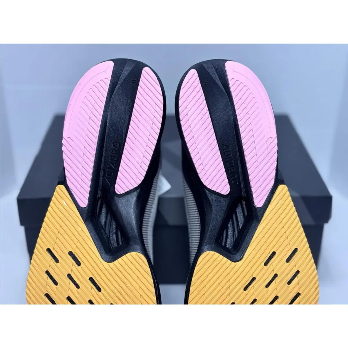 Adidas shoes - adidas Adizero Boston 12 - Adizero Boston - IF9212 - Core Black/ Zero Metallic/ Spark 10