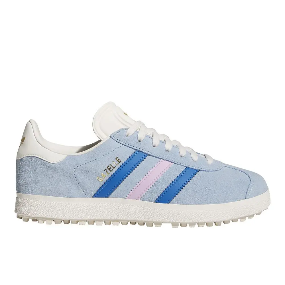 Gazelle Spikeless Golf Womens Blue Sneakers Athletic Shoes SB1158-JQ7756 by Adidas