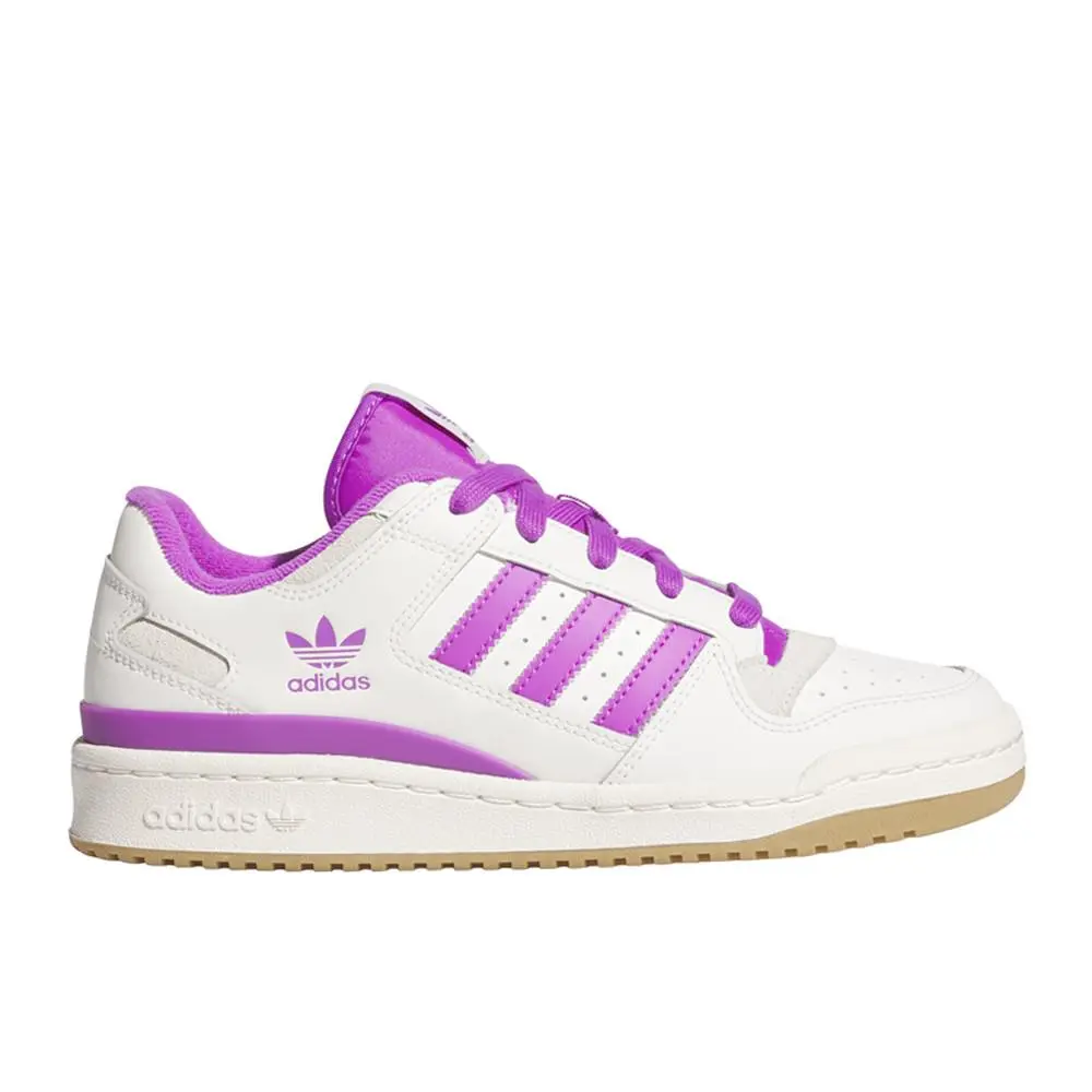 Adidas Forum Low Cl Womens Purple White Sneakers Casual Shoes JR0474