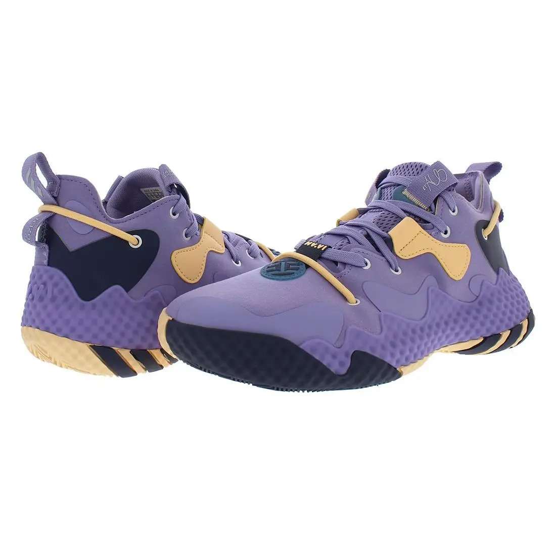 Adidas shoes - Purple/Orange, Main: Purple 4