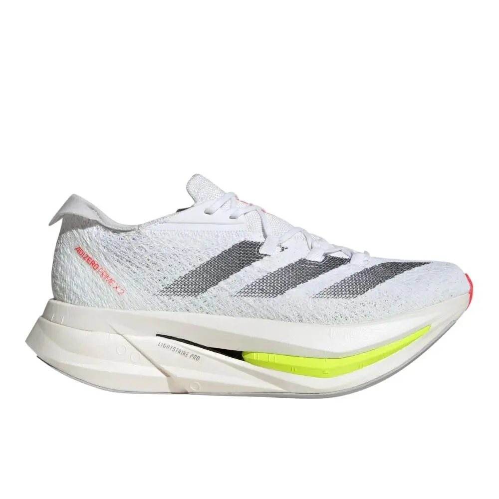 Adizero Prime X 2.0 Strung Mens White Sneakers Athletic Shoes IH5685 by Adidas