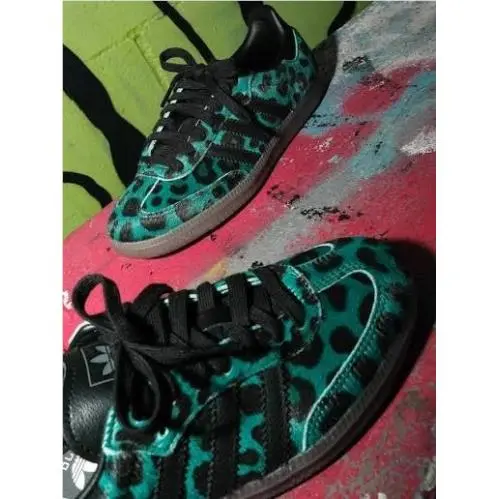 Adidas shoes - adidas Samba OG - Samba - HQ9374 - Green/Black 2