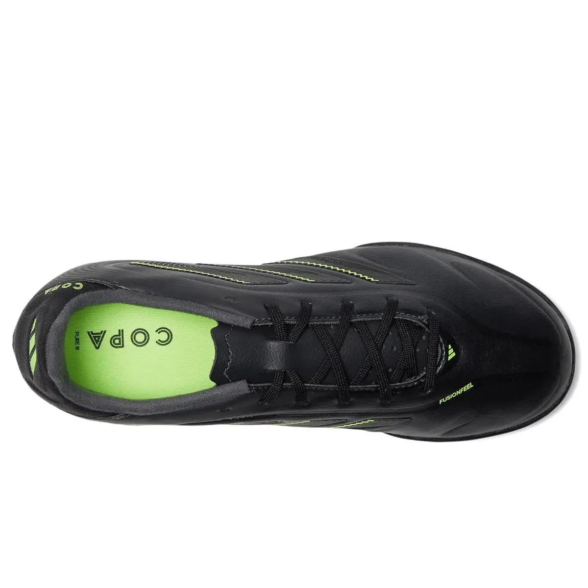 Adidas shoes - Black/Solid Grey/Lucid Lemon 7