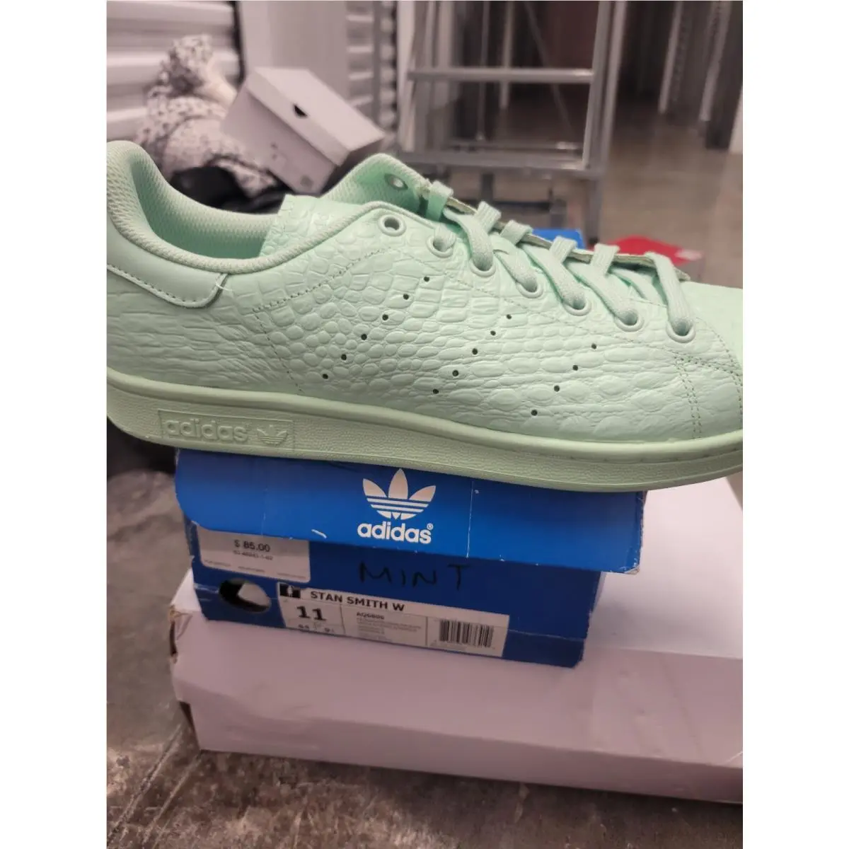 Adidas shoes - ADIDAS ORIGINALS STAN SMITH - ORIGINALS STAN SMITH - AQ6806 - Green 6