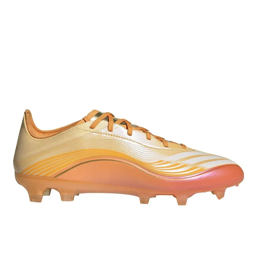 Adidas F50 Messi Pro Firm Ground Soccer Cleats Unisex Orange Sneakers Athletic S