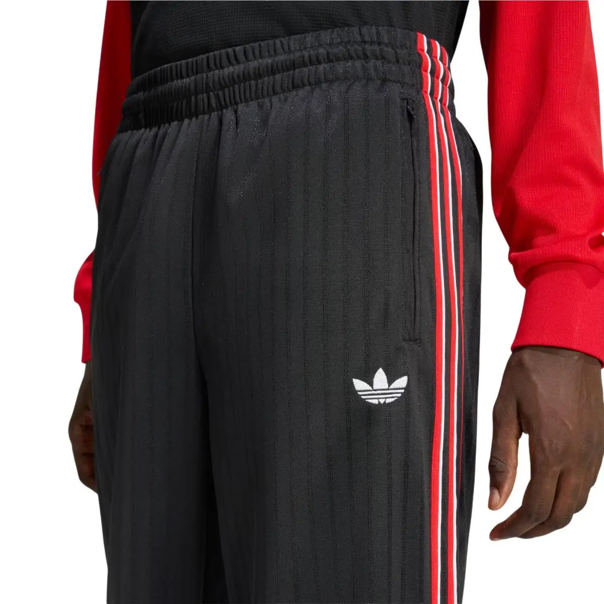 Adidas clothing - Adidas Firebird Pinstripe Track Pants - Black 2