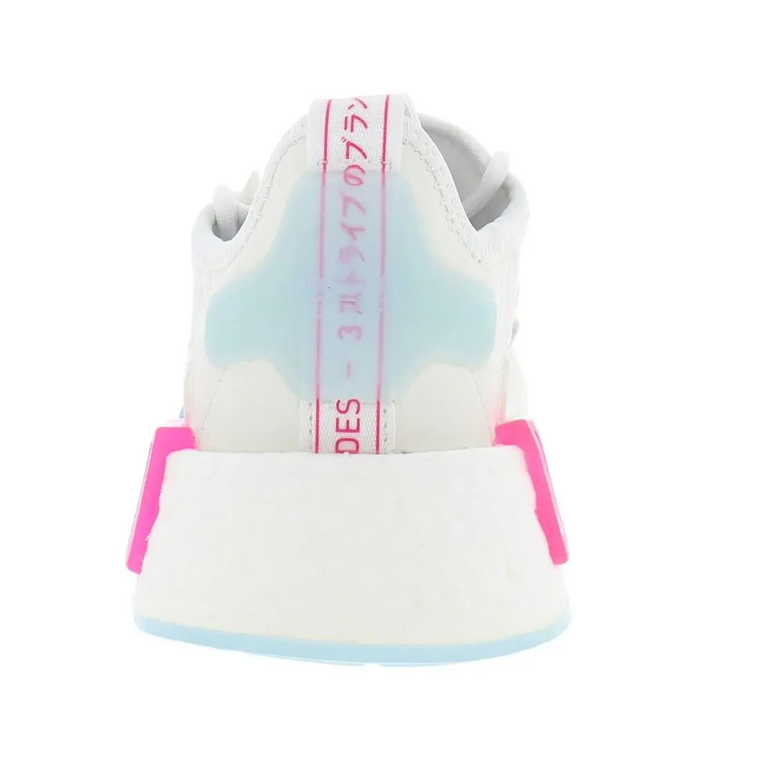 Adidas shoes - Cloud White/Halo Blue/Shock Pink, Main: White 2