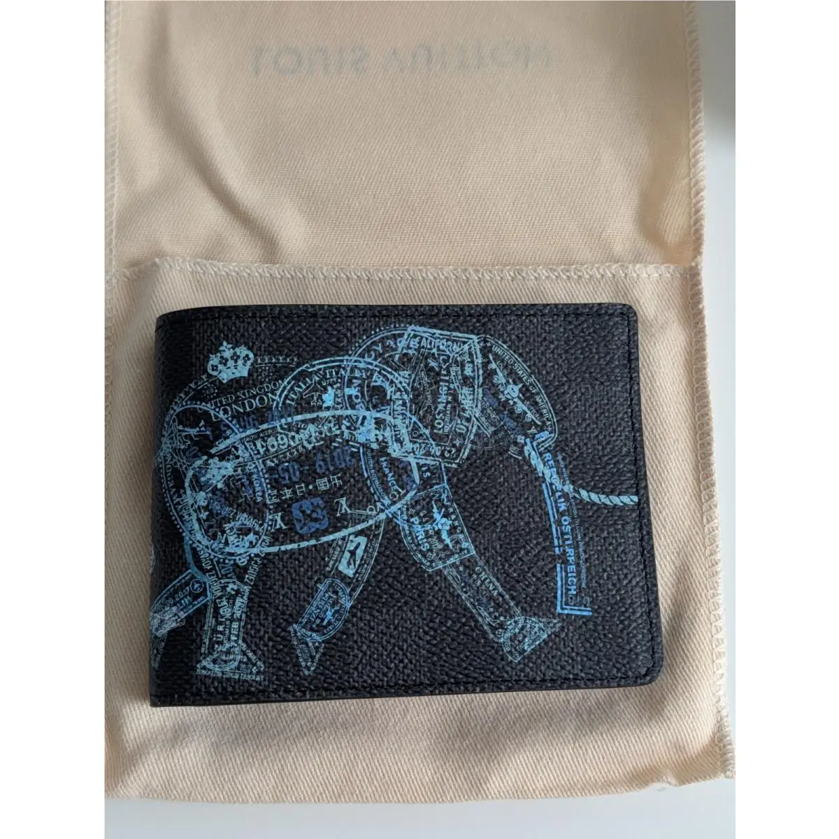 Wallet Virgil Abloh Stamps Limited Edition 2022 by Louis Vuitton