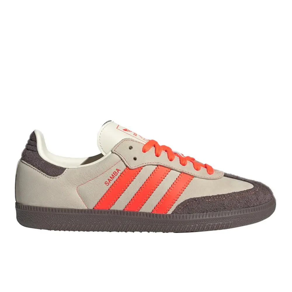 Adidas Samba Og Womens Orange Sneakers Casual Shoes JI2732