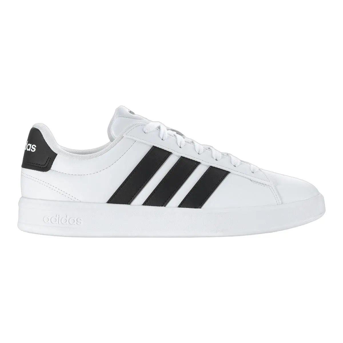 Adidas Grand Court 3 0 Premium Lifestyle Casual Sneakers Mens Size 8-14 Brand Ne - Cloud White/Core Black/Cloud White