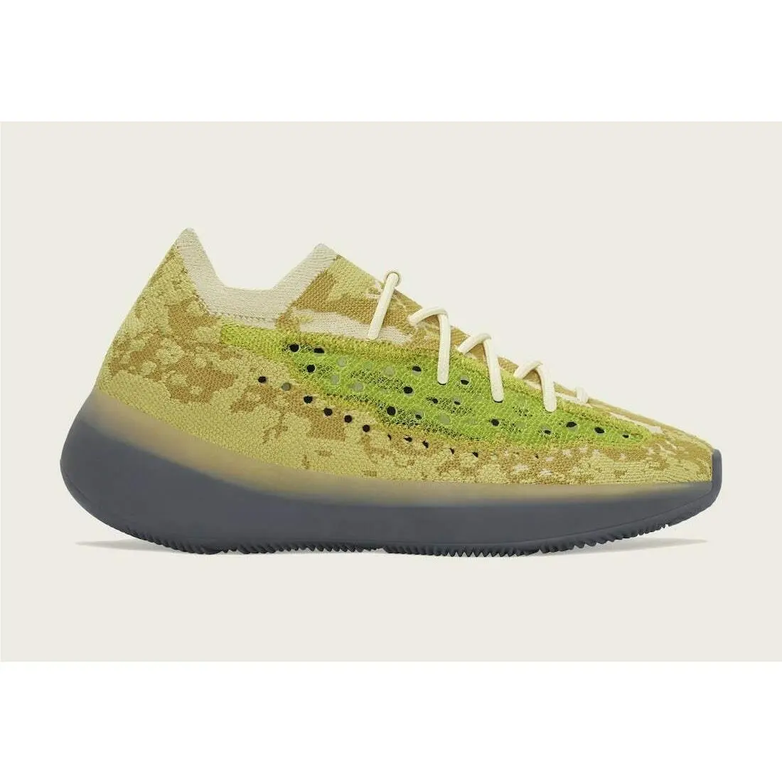 Yeezy Boost 380 Hylte Glow Green FZ4994 Fashion Shoes by Adidas