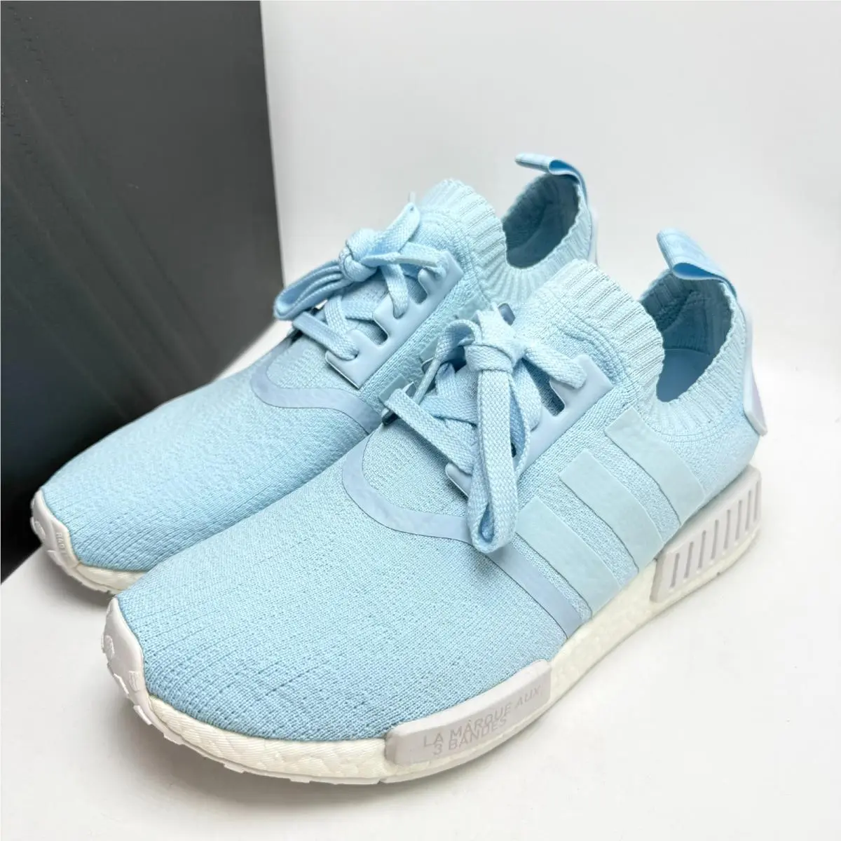 Adidas Nmd R1 Icey Blue White Women`s Shoes BY8763 Size 10.5