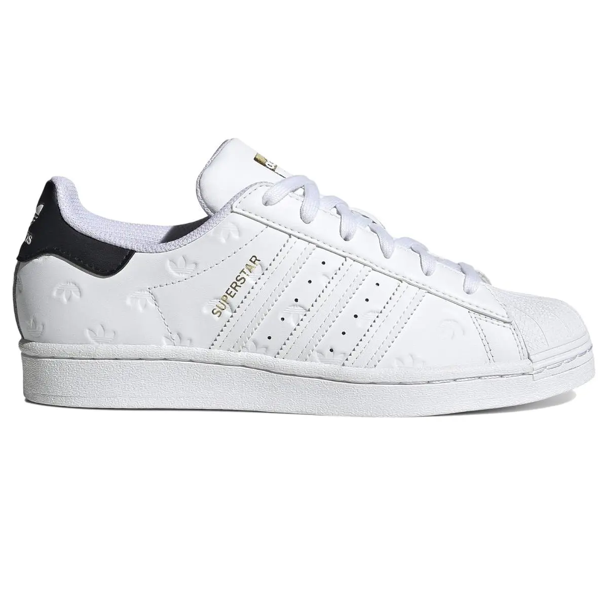 Adidas shoes - White/White/Black 4