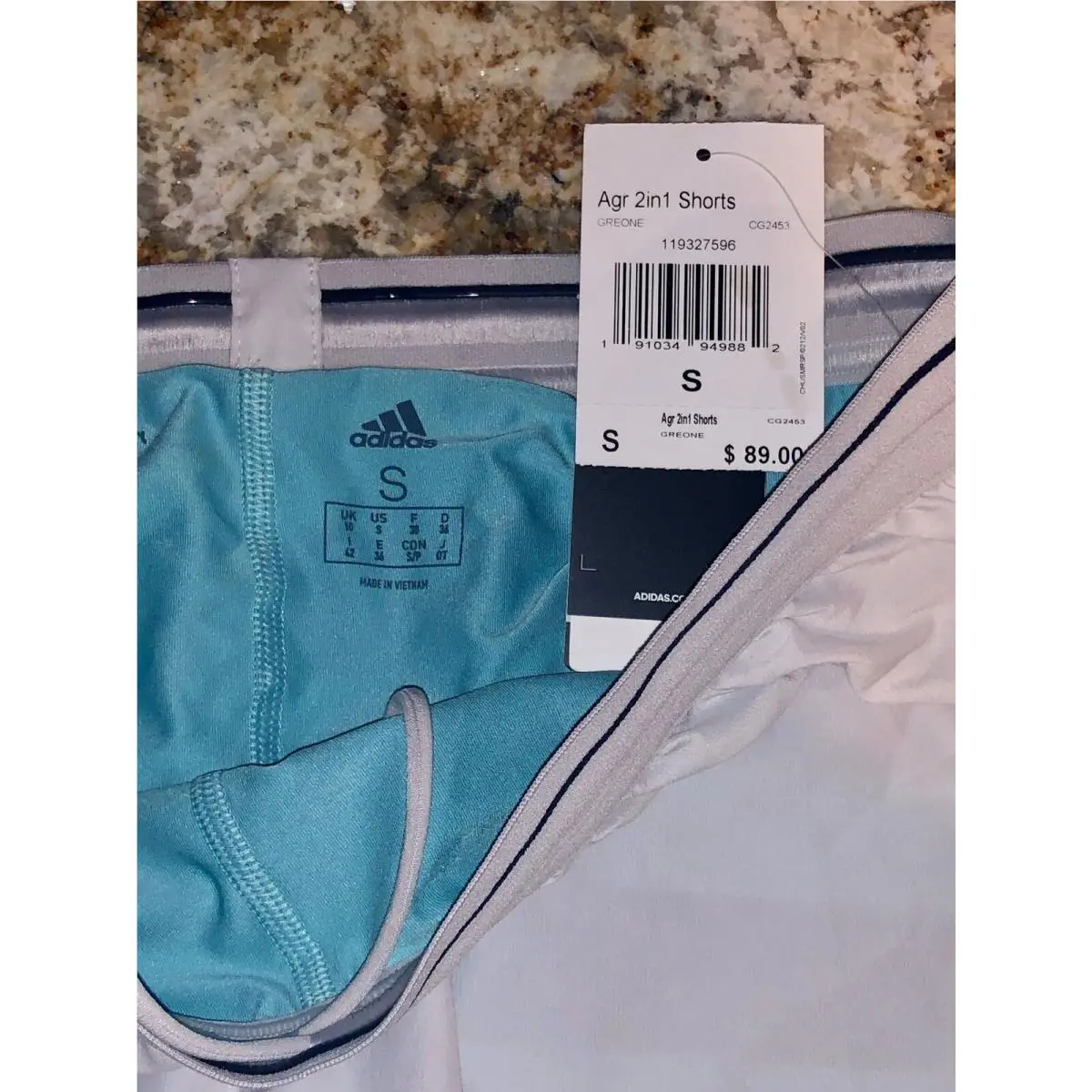 Adidas clothing - ADIDAS Agravic Two In One Shorts - CG2453 - Gray, Main: Gray 6
