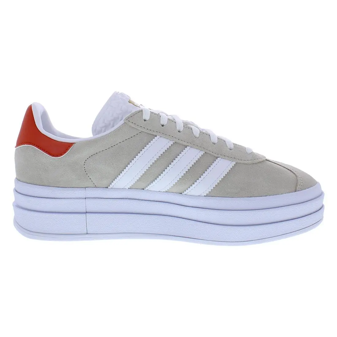 Adidas shoes - Khaki/White/Orange, Main: Beige 1