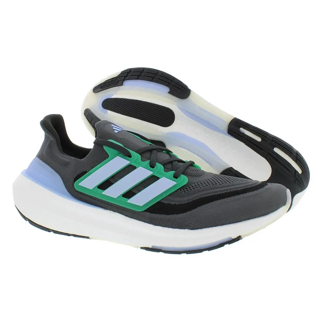 Adidas Ultraboost Light Unisex Shoes - Carbon/Blue Dawn/Court Green, Main: Grey