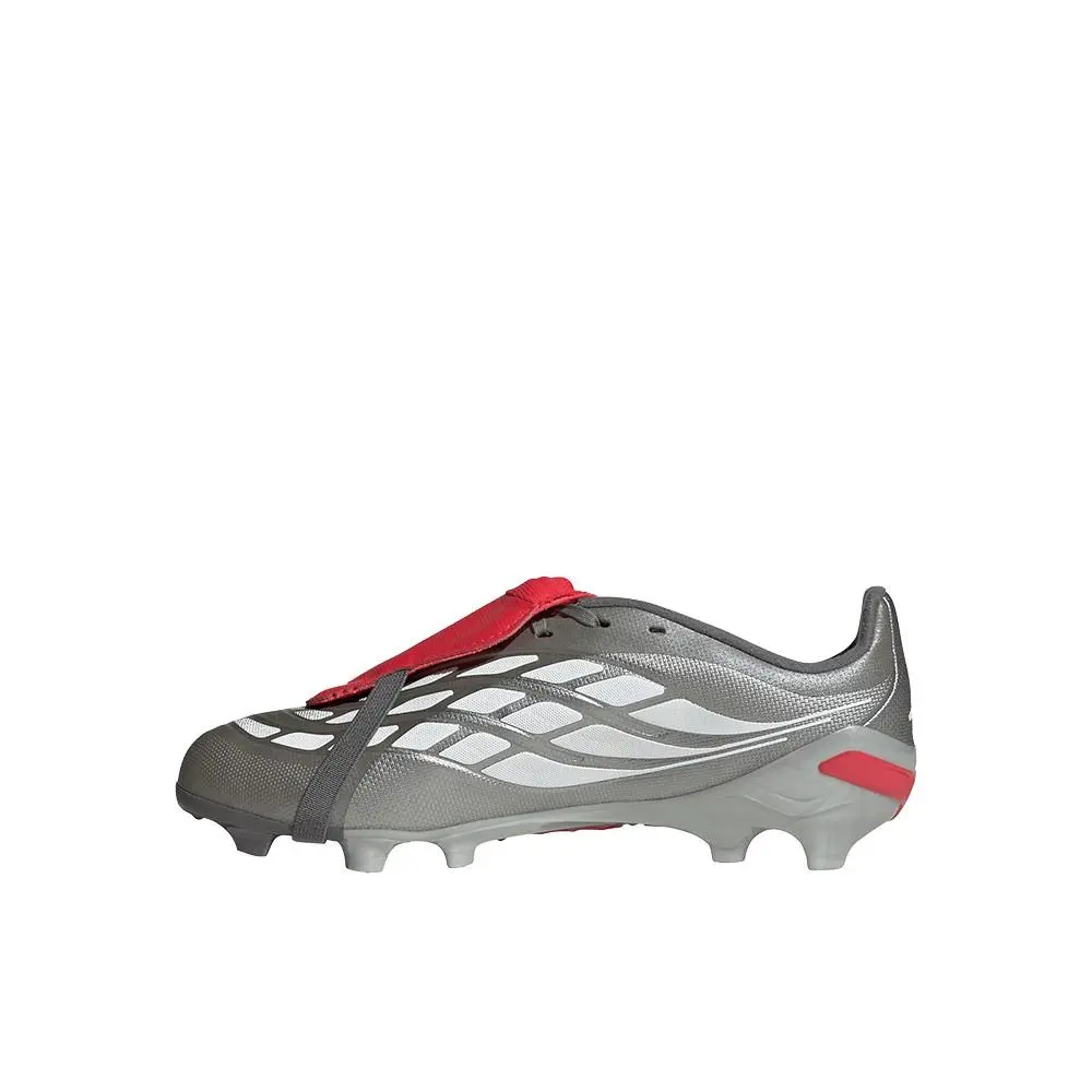 Adidas shoes - adidas Predator League FoldOver Tongue Firm Ground Soccer Cleats - SB1158-JR3312 - Grey 1