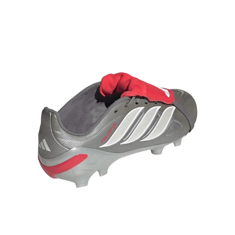 Adidas shoes - adidas Predator League FoldOver Tongue Firm Ground Soccer Cleats - SB1158-JR3312 - Grey 4