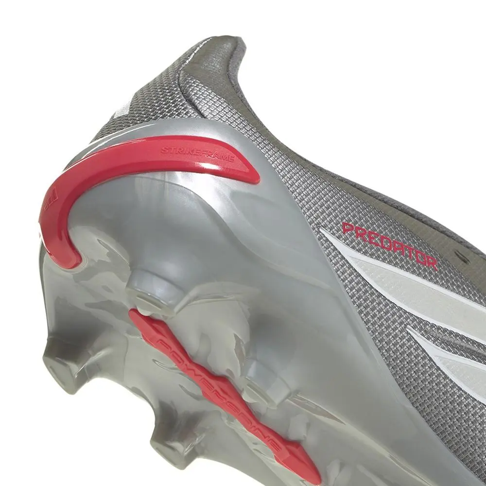 Adidas shoes - adidas Predator League FoldOver Tongue Firm Ground Soccer Cleats - SB1158-JR3312 - Grey 5