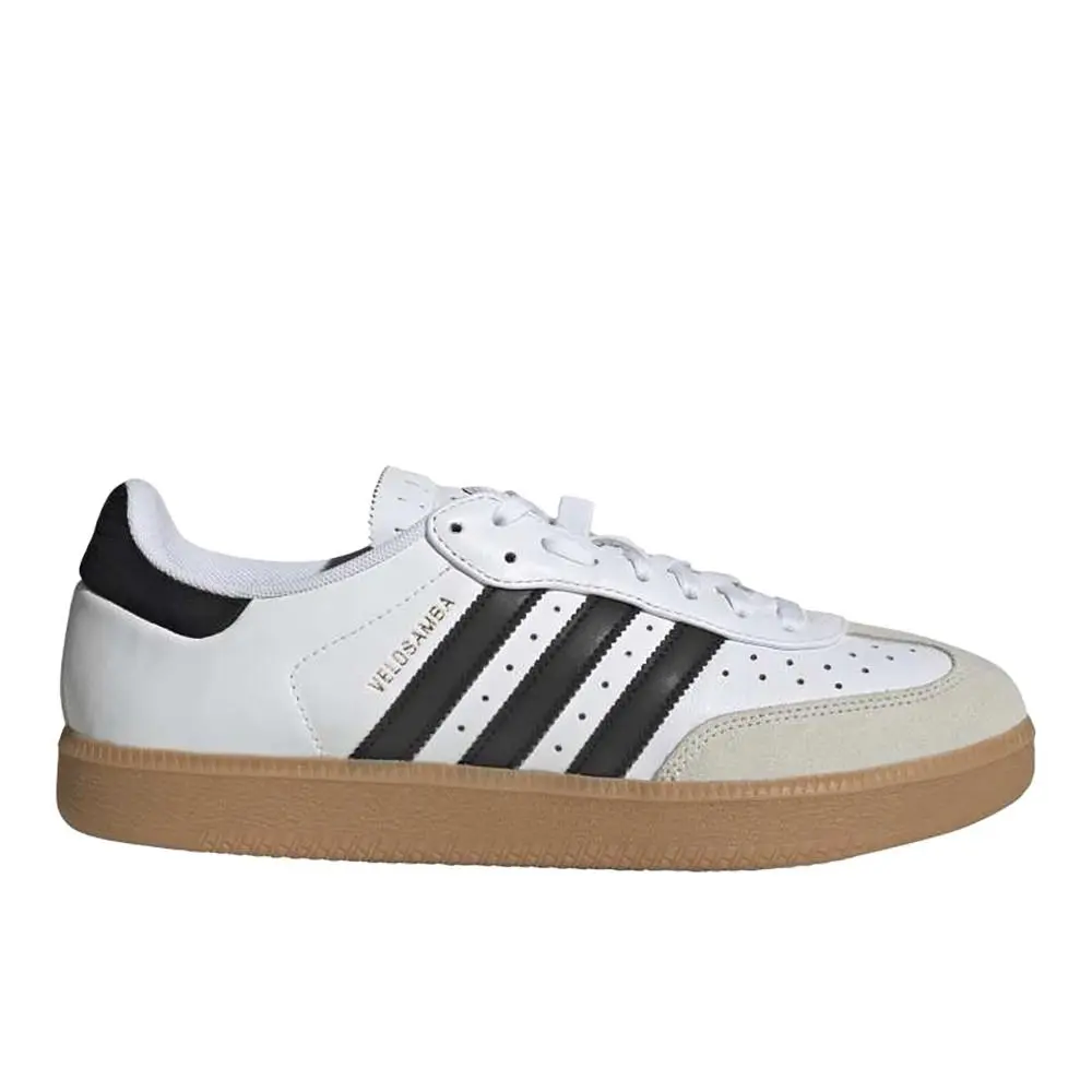 Velosamba Leather Unisex White Sneakers Athletic Shoes SB1158-JQ9176 6- by Adidas