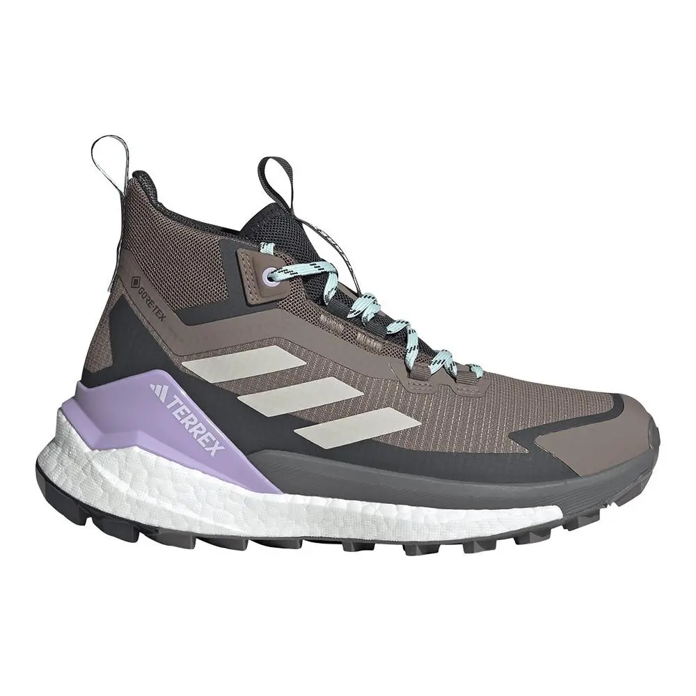 Terrex Free Hiker 2.0 Goretex Hiking Womens Brown Sneakers Athletic Shoe by Adidas