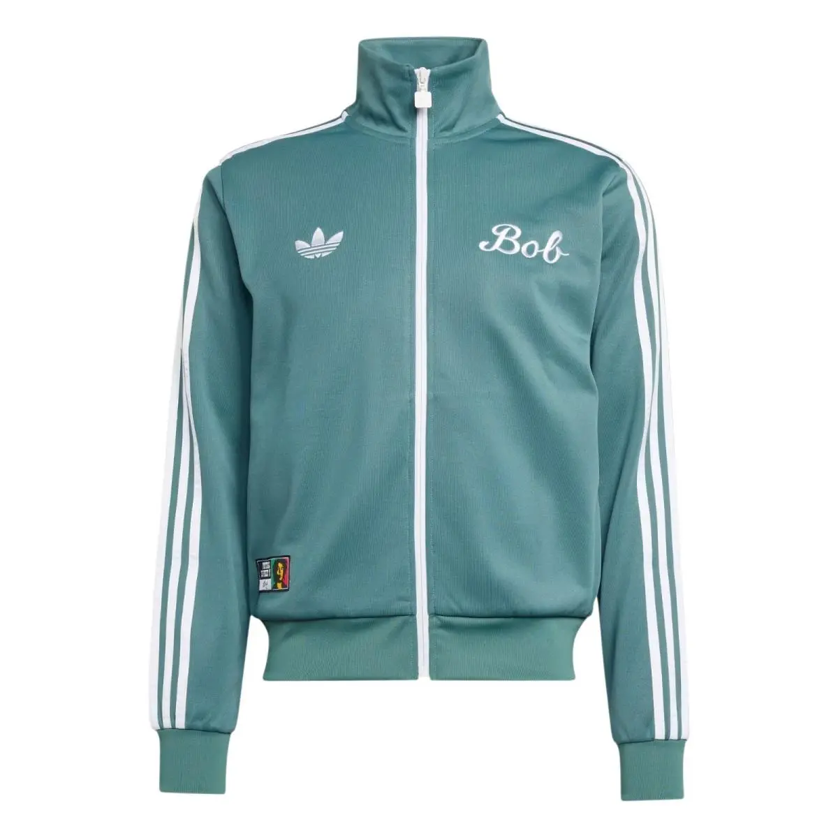 Men`s Adidas Originals Tech Emerald Jamaica X Bob Marley Track Top Jacket